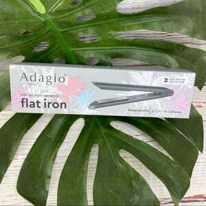 Adagio Not So Mini Ceramic Flat Iron NIB